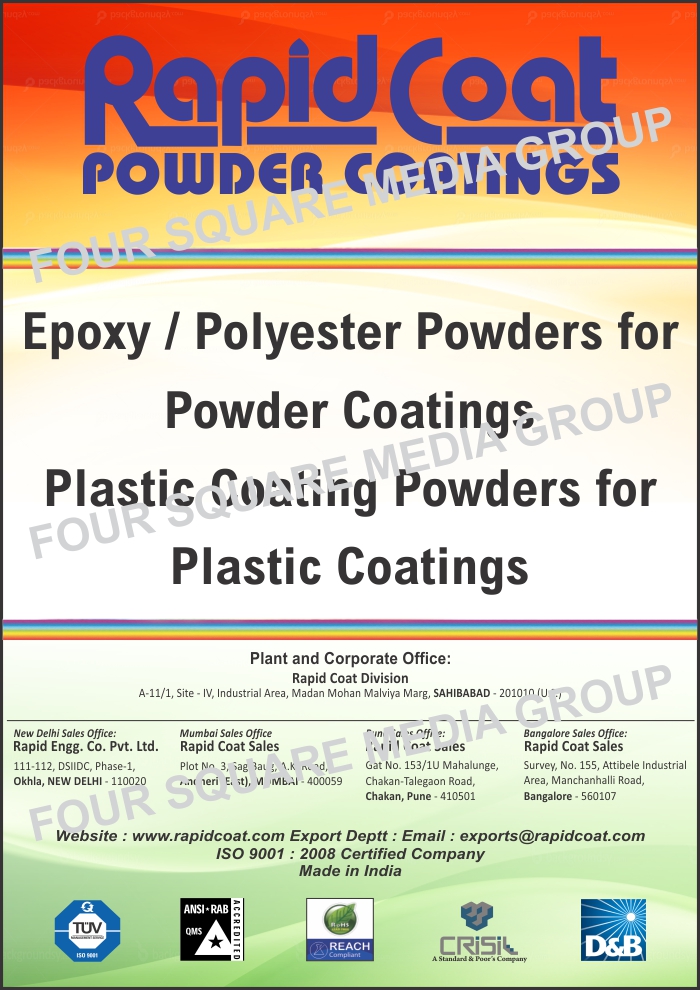 Epoxy Powders For Powder Coatings, Polyester Powders For Powder Coatings, Plastic Coating Powders For Plastic Coatings