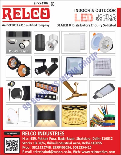 PVC Wires, PVC Cables, Led Lights, Led Bulbs, HID Street Lights, LED Street Lights, FTL Tube Starters, Magnetic Ballasts, Electronic Ballasts, SV Ballasts, MV Ballasts, MH Ballasts, Ignitors, Fan Regulators, Cooler Pumps, Capacitors, Recessed Led Panels, Recessed Led Panel Lights, Led Tube Lights, Housing Wires, Hook Up Wires, Flexible Wires, Led Drivers, Led Flood Lights, Aluminium Wires, Aluminium Twin Wires, Submersible Wires, Multi Core Wires, Pop Out Lights