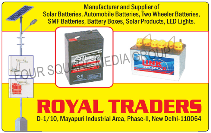 Automotive Batteries, Solar Batteries, Two Wheeler Batteries, SMF Batteries, Battery Boxes, Solar Products, Led Lights