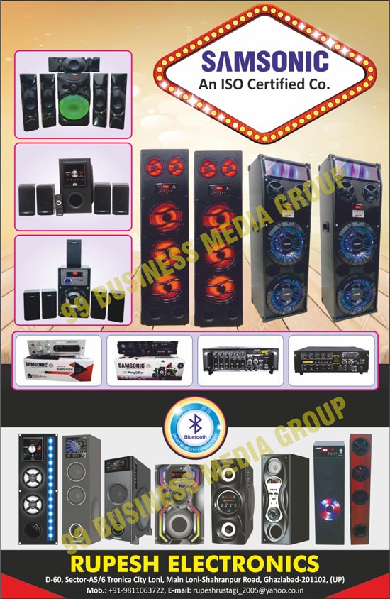 Multimedia Speakers Systems, Tower Speakers, PA Amplifiers