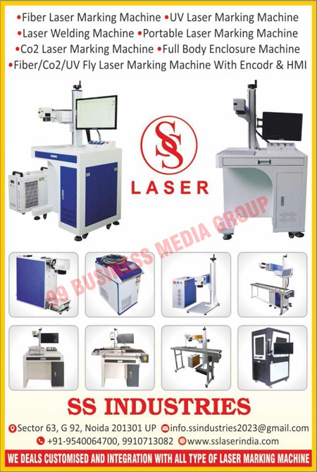 Fiber Laser Marking Machines, UV Laser Marking Machines, Laser Welding Machines, Portable Laser Marking Machines, CO2 Laser Marking Machines, UV Fly Laser Marking Machines, Full Body Enclosure Machines