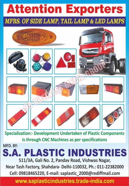 Automotive Lights, Automotive Lamps, Automotive Tail Lamps, Automotive Side Lamps, Automotive Led Lamps