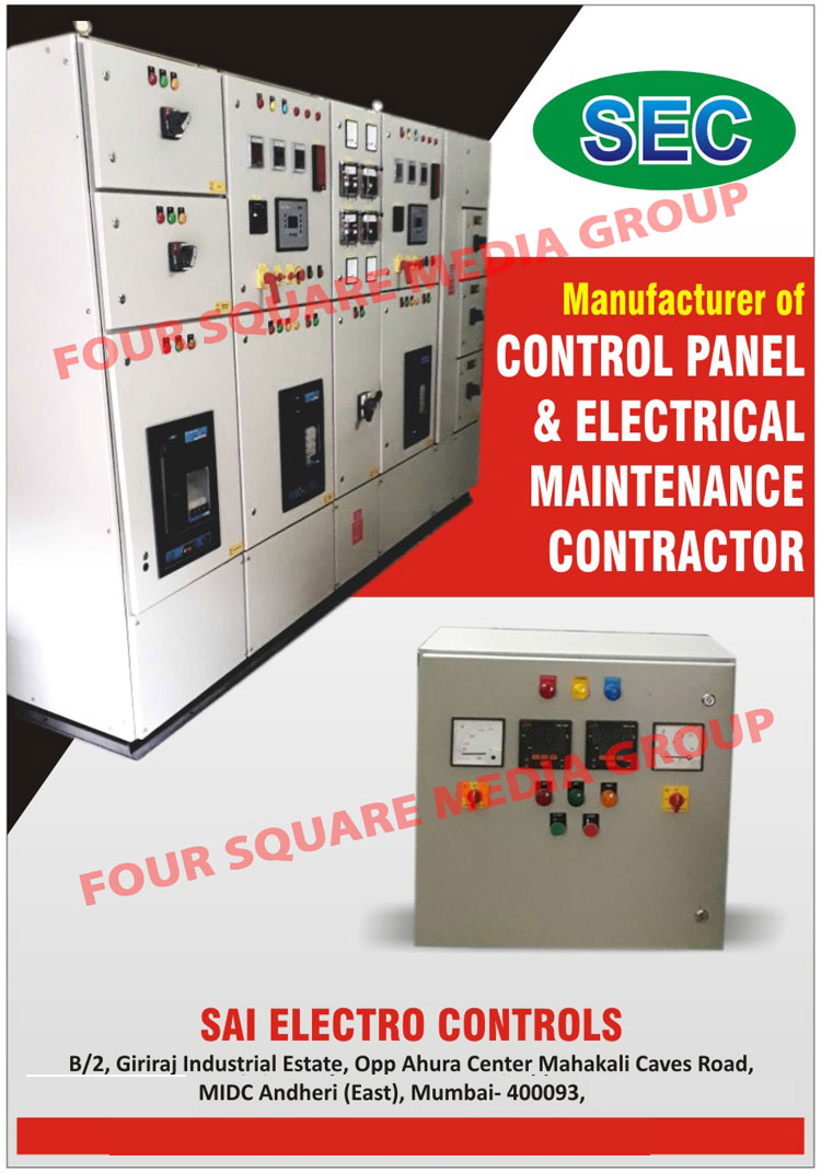 Control Panels, Electrical Maintenance Contractors