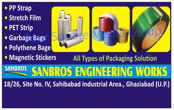 Magnetic Stickers, Stretch Films, PP Straps,Stickers, Magnetic Dots, Magnetic Gifts, Magnetic Roll, Magnetic Tape, Flexible Magnets, Printable Magnetic Paper, Magnetic Paint, Strapping Seals, Copper Ring Terminals, Pet Strap, Box Tapes, PPP Straps, Pet Strips, Polythene Bags, Garbage Bags, Packaging Solution