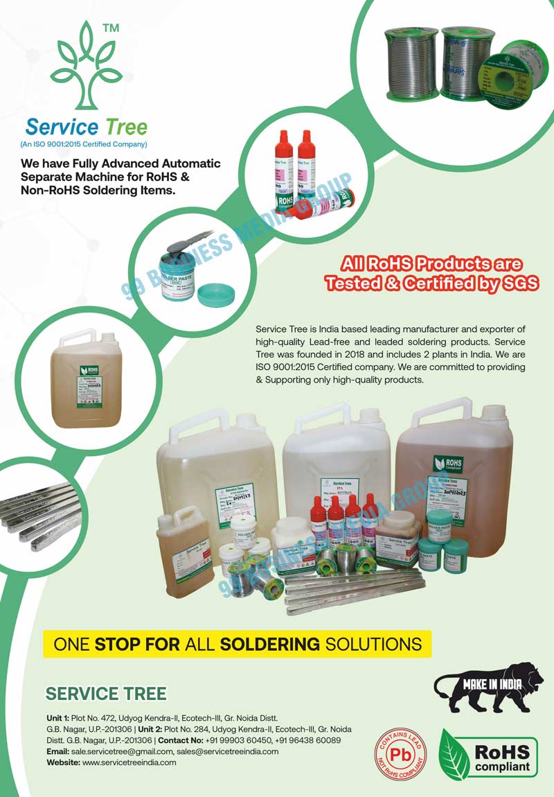 Soldering Items, Solder Sticks, Solder Wires, Solder Pastes, Fluxes, IPAs, Cleaning Solvents, SMT Adhesive Red Glu, ROHS Automatic Seprate Machines, Non-ROHS Soldering Items