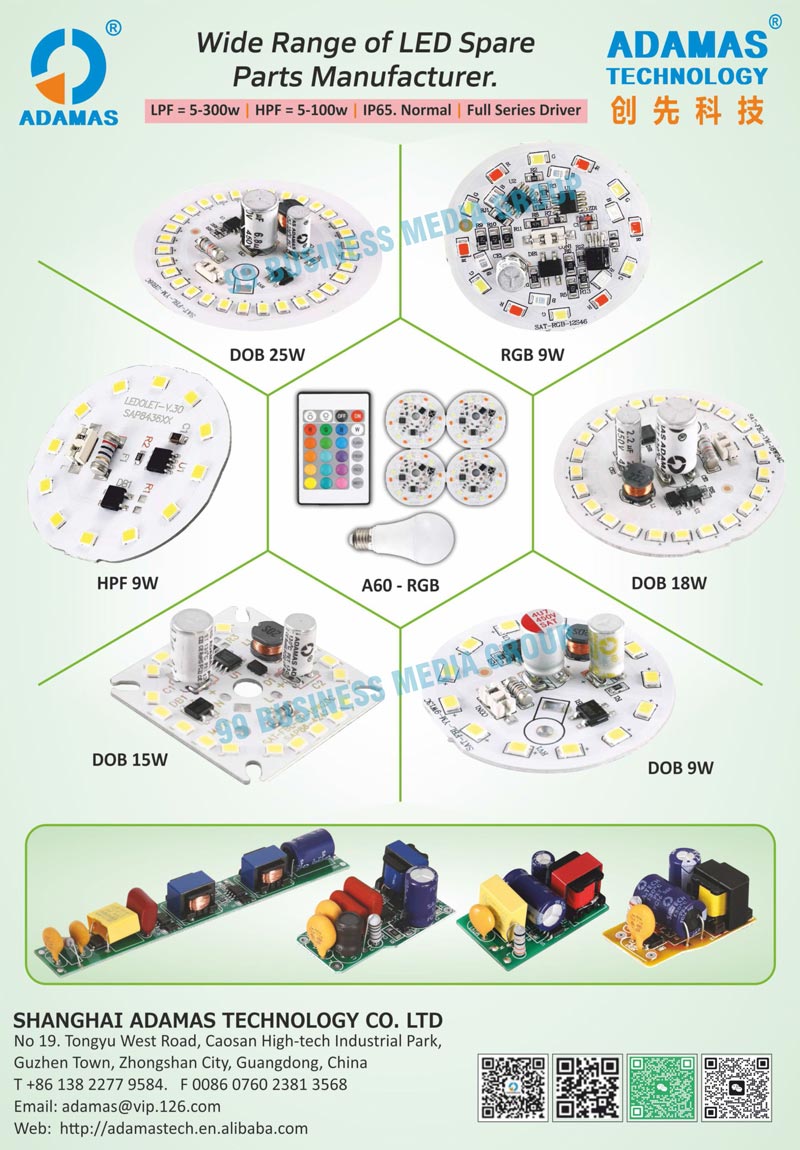 DOBs, RGBs, HPFs, Led Spare Parts