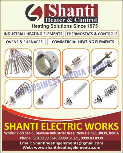 Industrial Heating Elements, Thermostats, Commercial Heating Elements, Ovens, Furnaces