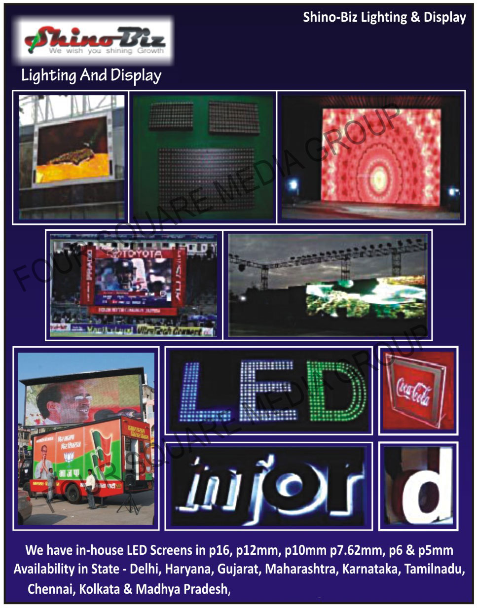 LED Screens, LED Displays, LED Signboard,Indoor Led Screen, Outdoor Led Screen, Signage, Mobile Van Led Screen