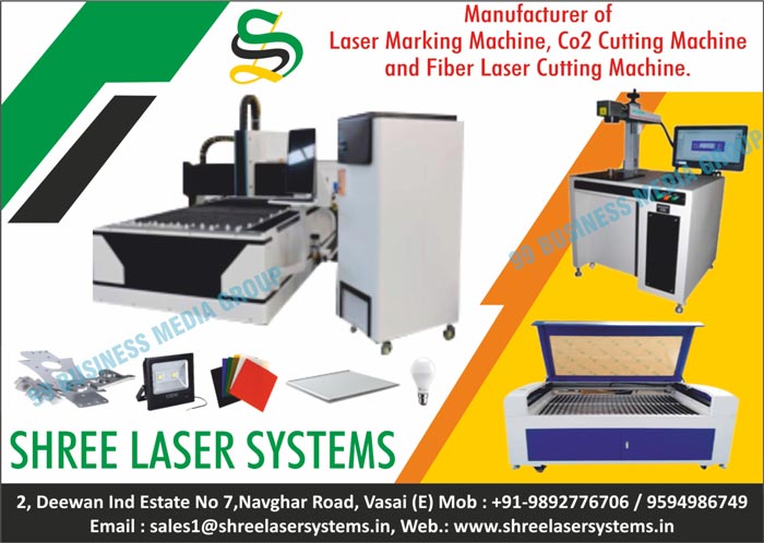 Laser Marking Machines, Co2 Cutting Machines, Fiber Laser Cutting Machines