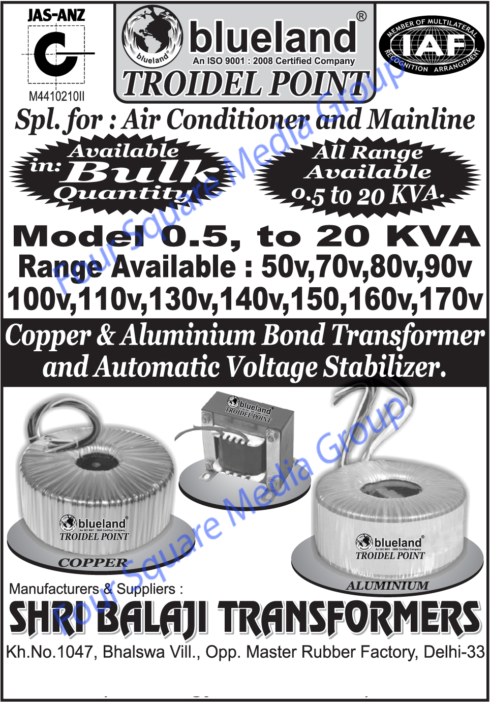 Copper Bond Transformers, Aluminium Bond Transformers, Automatic Voltage Stabilizers, Servo Voltage Stabilizers, Main Line Voltage Stabilizers, Wall Mounting Stabilizers, Power UPS, Power Inverters, Toroidal Stabilizers, Industrial Power Regulators, Electronic Power Regulators, Transformers,Voltage Stabilizer