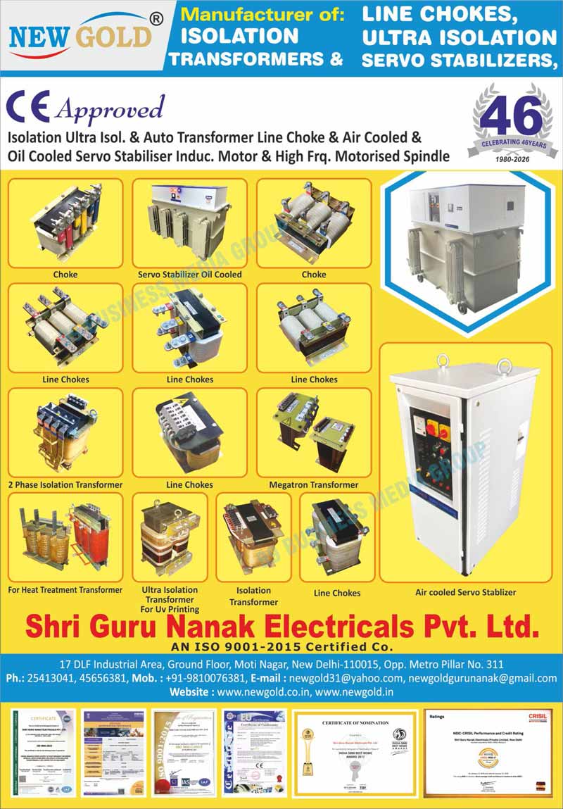 Servo Stabilizer Air Cooled, Servo Stabilizer Oil Cooled, Isolation Transformers, Single Phase Isolation Transformers, Two Phase Isolation Transformers, Three Phase Isolation Transformers, 1 Phase Isolation Transformers, 2 Phase Isolation Transformers, 3 Phase Isolation Transformers, Controlled Transformers, Line Chokes, Ultra Isolation Transformers, Line Filters, Magnet Coils, Induction Motors, Motorised Spindles, Electrical Reactors, Transformer Enclosures, UV Printings, Heat Treatment Transformers, Auto Transformers, Megatron Transformers, Multi Tapping Isolation Transformers, Airport Landing Light Transformers, Auto Transformers Line Chokes, Oil Cooled Stabilizers, Duplex Chokes, Airport Landings, High Frequency Motorised Spindles, Servo Stabilizers, Line Filter Air Cooleds, Doplex Chokes, Chokes, Isolation Ultra Line Chokes, Auto Transformer Line Chokes, Oil Cooled Servo Stabiliser Induction Motors, Servo Stabiliser Oil Cooleds, Air Cooled Servo Stabilizers, UV Printing Ultra Isolation Transformers, Ultra Isolation Servo Stabilizers