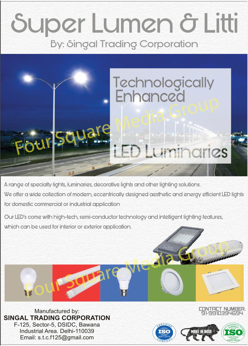 Led Lights, Led Luminaries, Decorative Lights, Domestic Led Lights, Commercial Led Lights, Industrial Led Lights