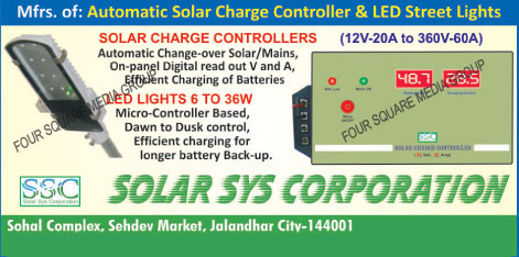 Solar Charge Controllers, Led Lights, Led Street Lights