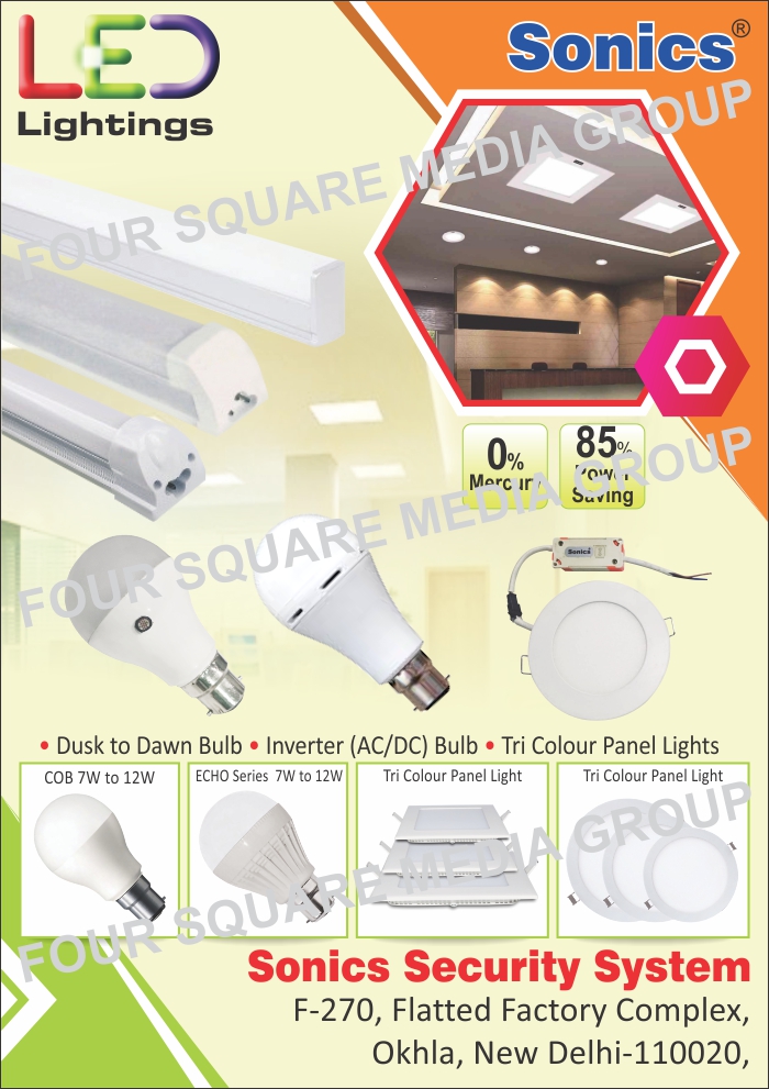 Led Lights Like, Dusk To Down Bulbs, Ac Inverter Bulbs, Dc Inverter Bulbs, Tri Colour Panel Lights
