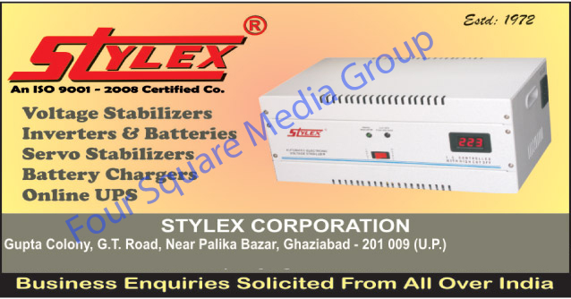 Voltage Stabilizers, Inverters, Batteries, Servo Stabilizers, Battery Chargers, Online Ups,UPS