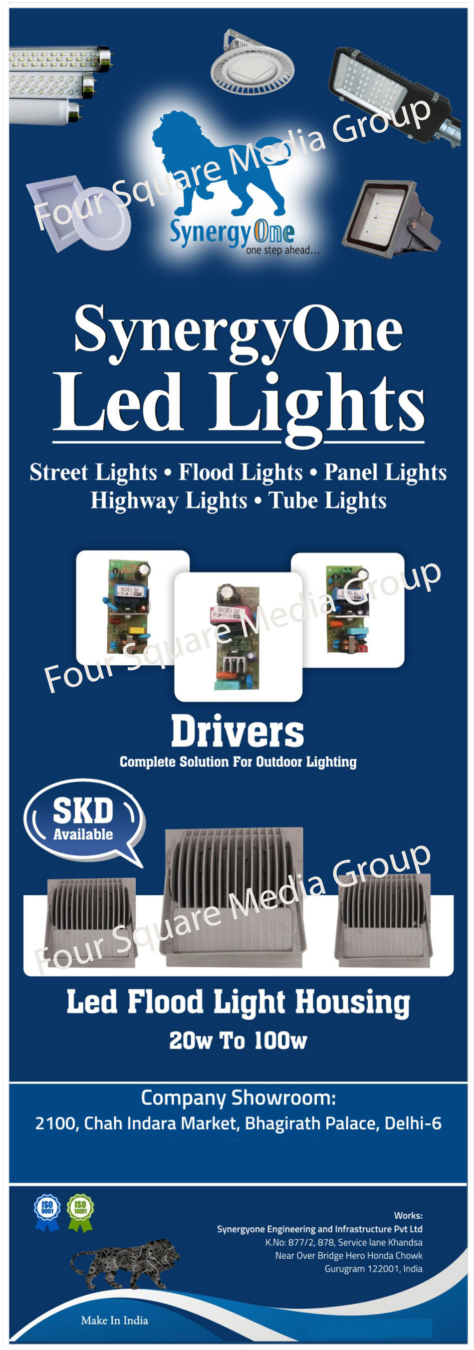 Led Lights, Street Lights, Flood Lights, Panel Lights, High Bay Lights, Tube Lights, Led Drivers, SKD Led Lights, Led Flood Light Housings