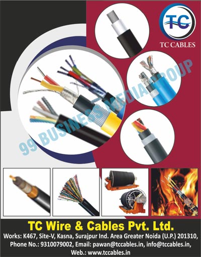 Power Cables, Control Cables, Instrumentation Cables, Thermocouple Cables, Fire Survival Cables, CRD Cables, Trailing Cables, Heavy Duty Rubber Cables, High Temperature Cables, Solar Photovoltaic Cables, Telephone Cables