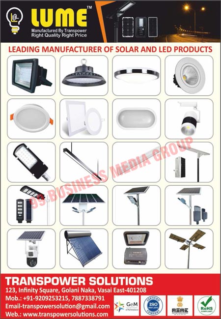 Solar Products, Led Products, Led Lights, Solar Lights