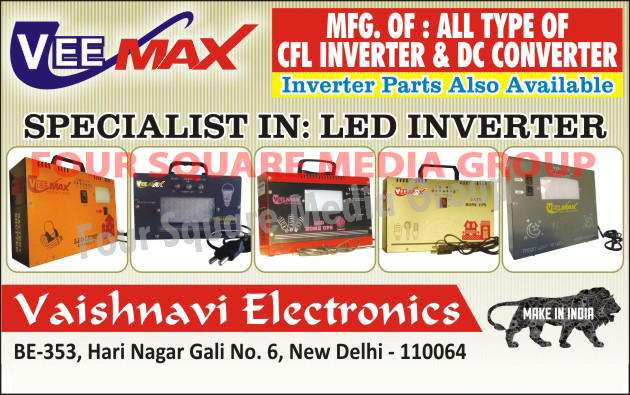 CFL Inverters, DC Converters, Inverter Parts, Led Inverters