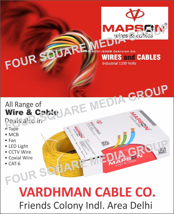 Wires, Cables, Tape, MCB, Fans, Led Lights, CCTV Wires, Coaxial Wires