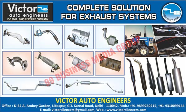 Automotive Exhaust Systems, Mud Flaps, Automotive Foot Mats, Automotive Mats, Automotive Mattings, Fuel Pipes, Four Wheeler Exhaust Systems, Cross Members, Tractor Exhaust Systems, EGR Pipes, Ballows, 4 Wheeler Exhaust Systems, Automotive Getz Fronts, Automotive Eeco Centers, Automotive Flexibles, Automotive Converters, Automobile Silencers