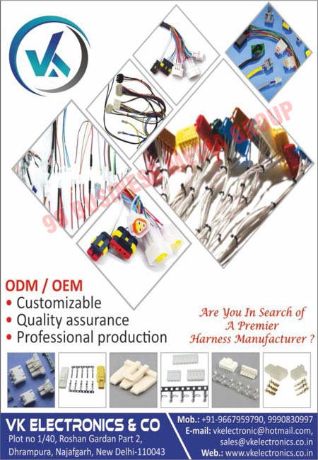 Terminal Block Connectors, SWT Barrier Connectors, Wire Board Connectors, Board Connectors, Screwless Terminal Blocks, Networking Connectors, Telecom Connectors, PLCC Sockets, IC Sockets, Cable Assemblies, Micro Switches, PCB Fuses, Thermal Greases, Silicon Die Cut Pads, Electrical Products, Light EV Industrial BMS, Light EV Battery Managements Systems, Industrial Battery Managements Systems, Double Temperature Sensors, PVC Sheets, Heat Sinks, Automotive Wire Harnesses, Home Automation Wire Harnesses, Home Lighting Wire Harnesses, Home Appliance Wire Harnesses, Electrical Wires, Electrical Cables