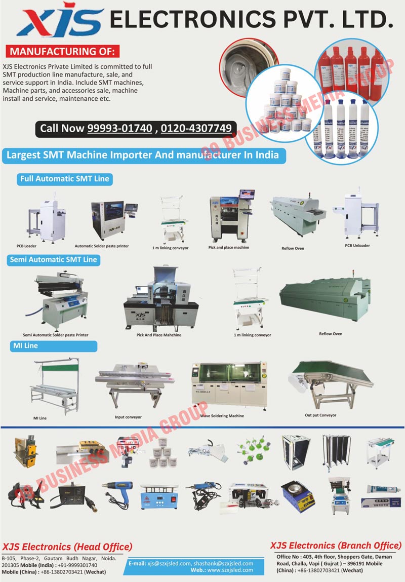 SMT Machines, SMT Machine Parts, SMT Machine Accessories, SMT Machine Spare Parts, SMT Rohs Solder Pastes, SMT Non-Rohs Solder Pastes, SMT Glues, SMT Silicones, Pick Machines, Fully Automatic SMT Line Place Machines, PCB Cutting Machines, Printed Circuit Board Cutting Machines, PCB Magazine Racks, Printed Circuit Board Magazine Racks, Peelable Masks, Reflow Ovens, Solder Paste Printers, Splice Tapes, Wire Cutting Machines, Nozzles, Feeders, Second Hand Machines, Solder Pastes, Yamaha Feeders, Juki Nozzles, Refurbished Machines, MI Line Input Conveyors, MI Line Wave Soldering Machines, MI Line Out Put Conveyors, Semi Automatic SMT Line Solder Paste Machines, Semi Automatic SMT Line Pick Machines, Semi Automatic SMT Line Reflow Ovens, Fully Automatic SMT Line PCB Loaders, Fully Automatic SMT Line Solder Paste Printers, Fully Automatic SMT Line Pick Machines, Fully Automatic SMT Line Reflow Ovens, Fully Automatic SMT Line PCB Unloaders