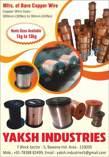 Bare Copper Wires, Copper Wires